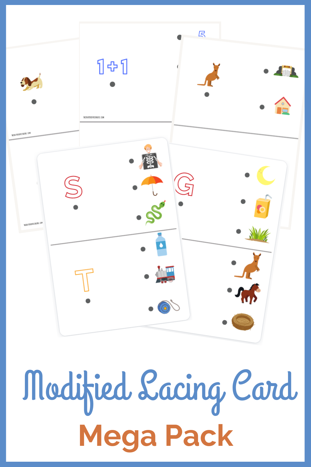 lacing cards