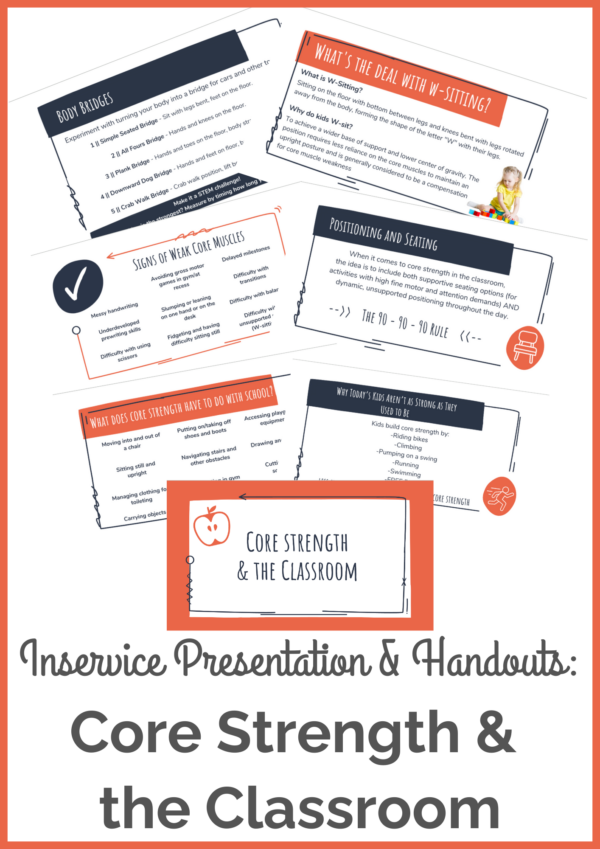 Inservice for Teachers: Core Strength in the Classroom