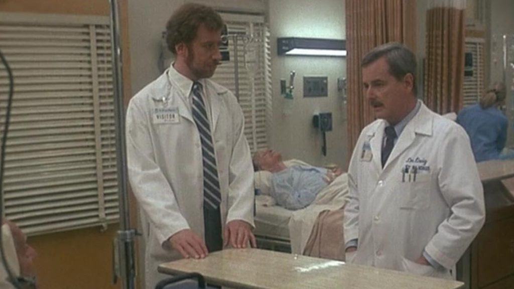 Elya Baskin and William Daniels in St. Elsewhere (1982) 