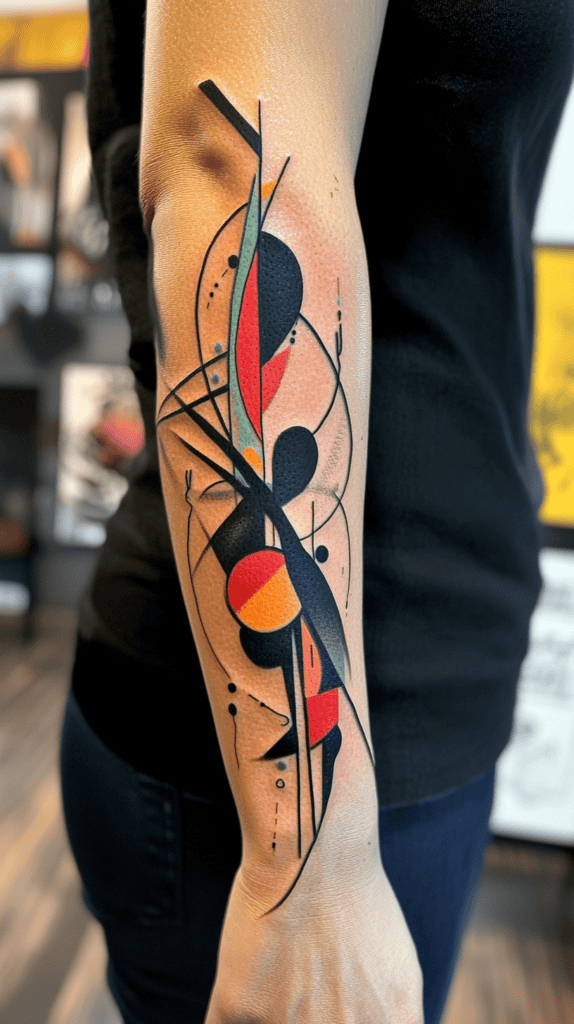 38 Creative Tattoo Ideas for Women 31 Abstract Art 2
