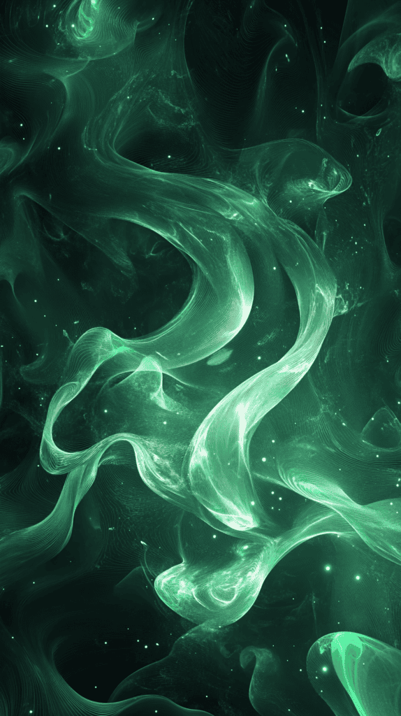 Abstract Emerald Waves 2