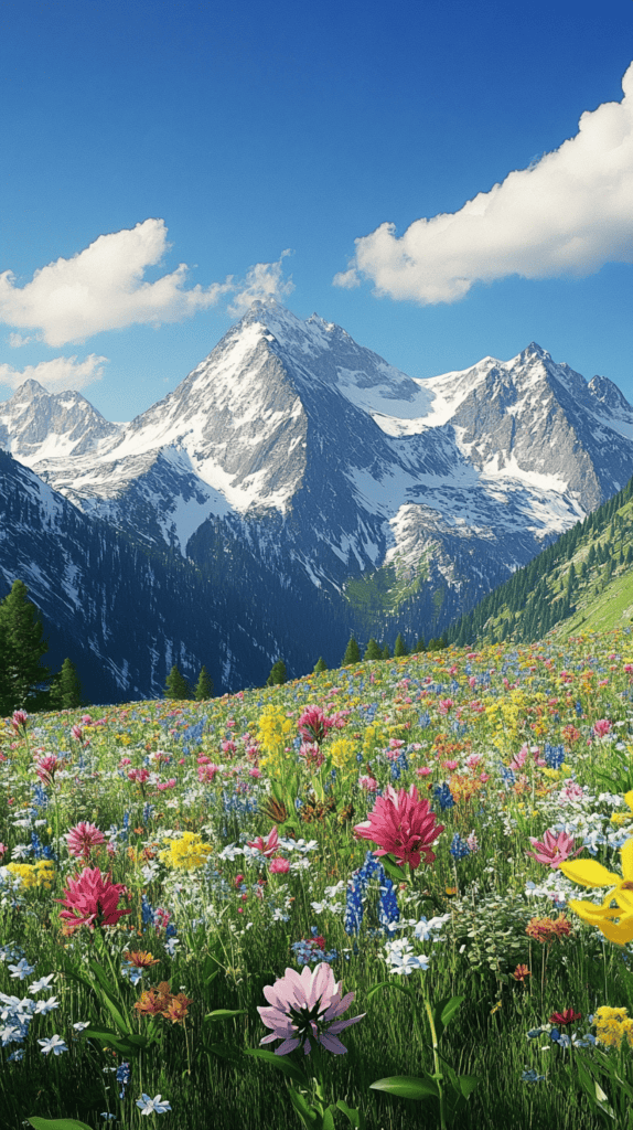 Alpine Flower Meadow 2