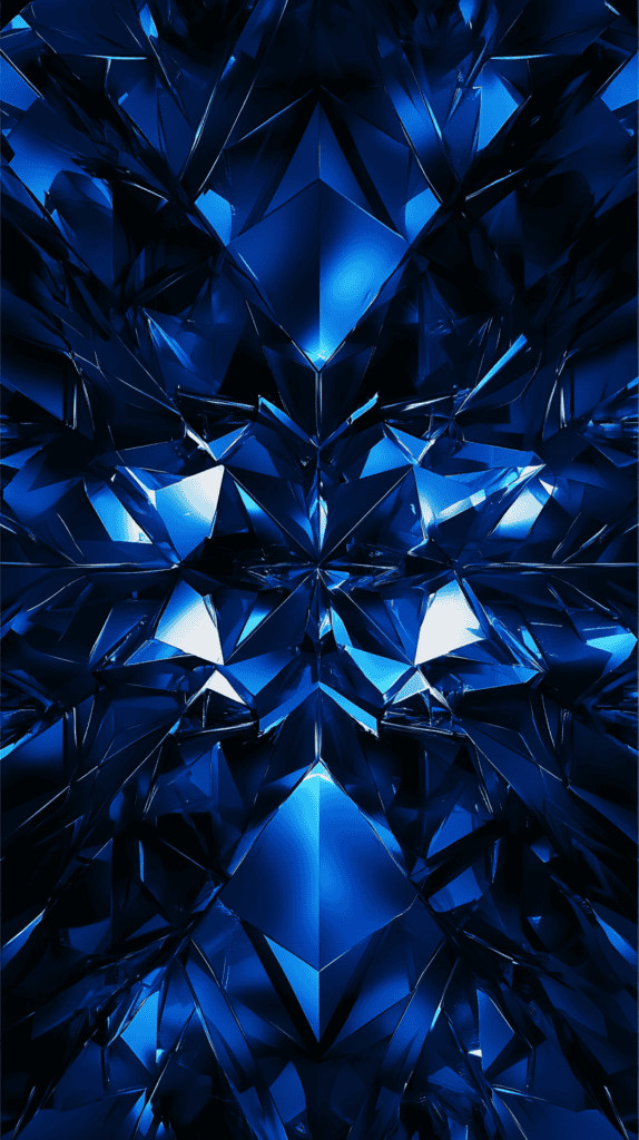 18 Dark Blue Wallpapers That Make Your Phone Stand Out 20 Blue Geometric Patterns 3