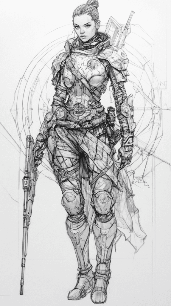 Bored with Your Sketchbook? 20 Drawing Ideas to Revive Your Creativity 19 Character Design for Video Games