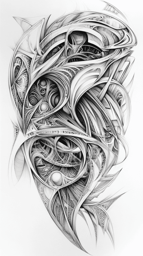 20 Challenging Drawing Ideas to Push Your Artistic Limits 38 Complex Abstract Art 2