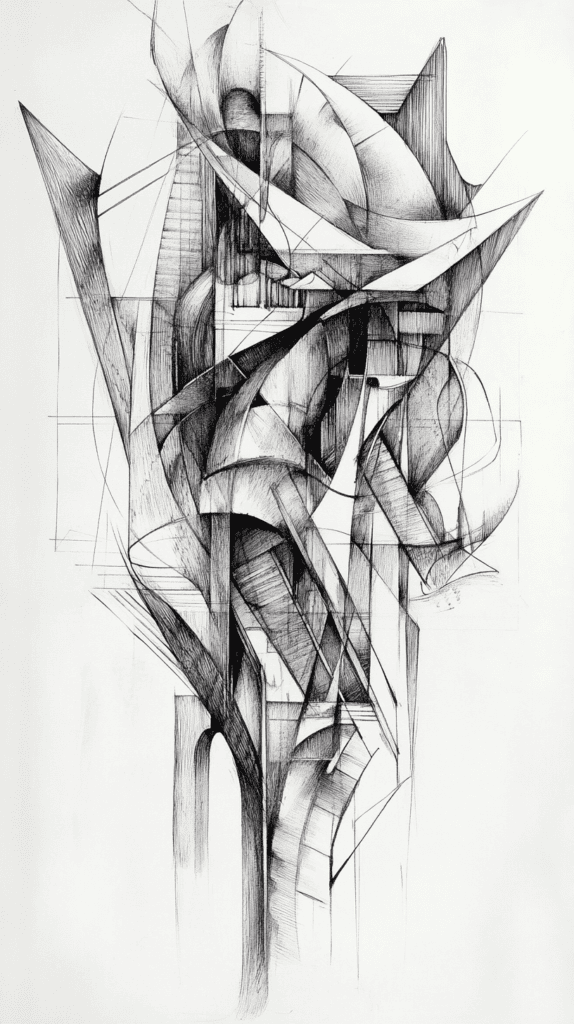 20 Challenging Drawing Ideas to Push Your Artistic Limits 39 Complex Abstract Art 3