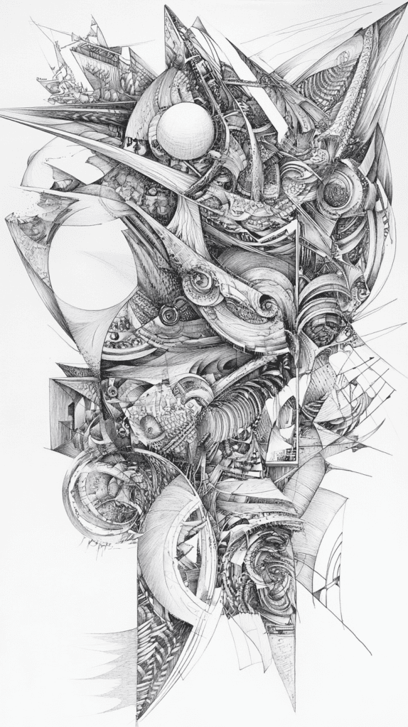 20 Challenging Drawing Ideas to Push Your Artistic Limits 37 Complex Abstract Art
