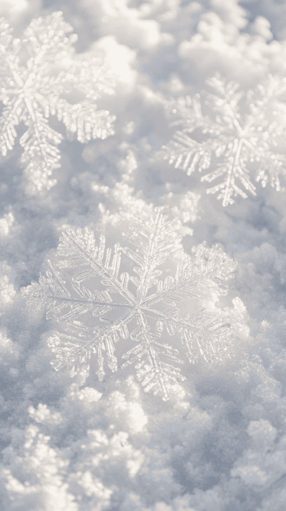 17 White Wallpaper Backgrounds Worth Putting on Your Phone 27 Delicate Snowflakes