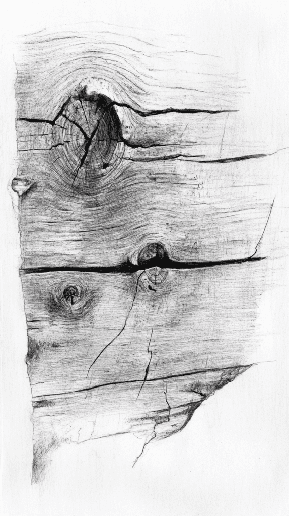 30 Grunge Drawing Ideas for Real Depth and Texture 39 Distressed Wood 2