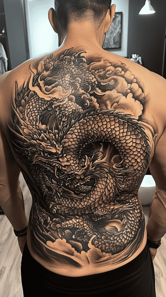 From Samurai to Dragons: 19 Stunning Japanese Tattoo Ideas for Men 8 Dragon 2