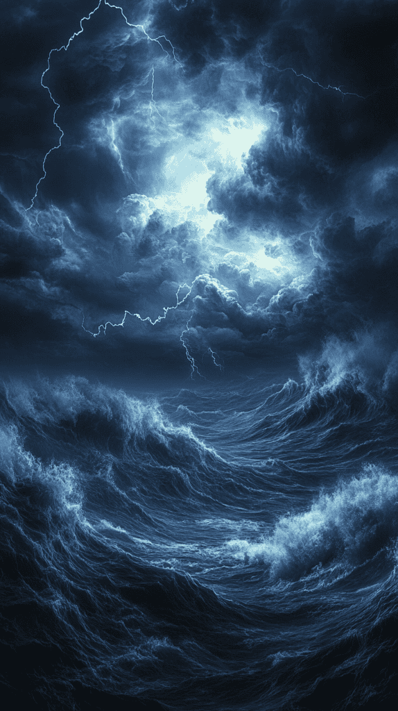 Dramatic Ocean Storm