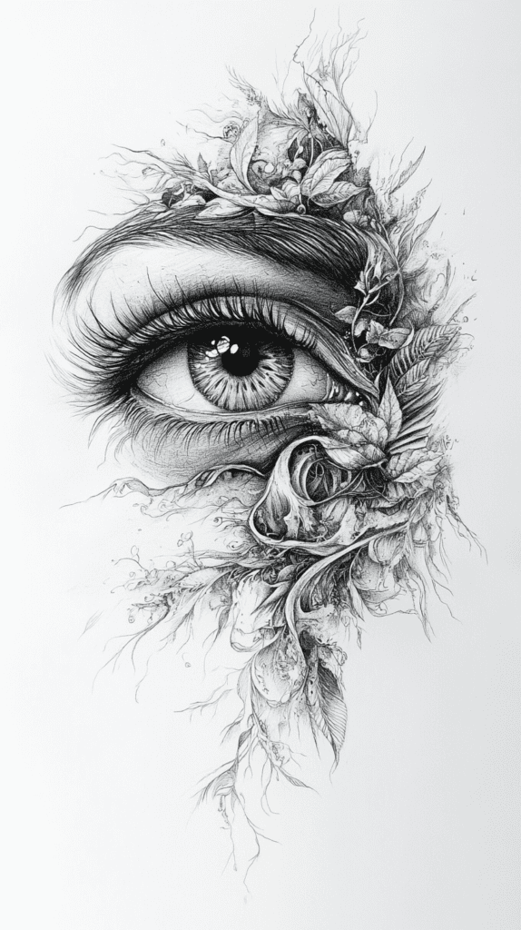 Unlocking the Artist Within: 21 Must-Try Doodle Drawing Ideas 28 Dreamy Eyes