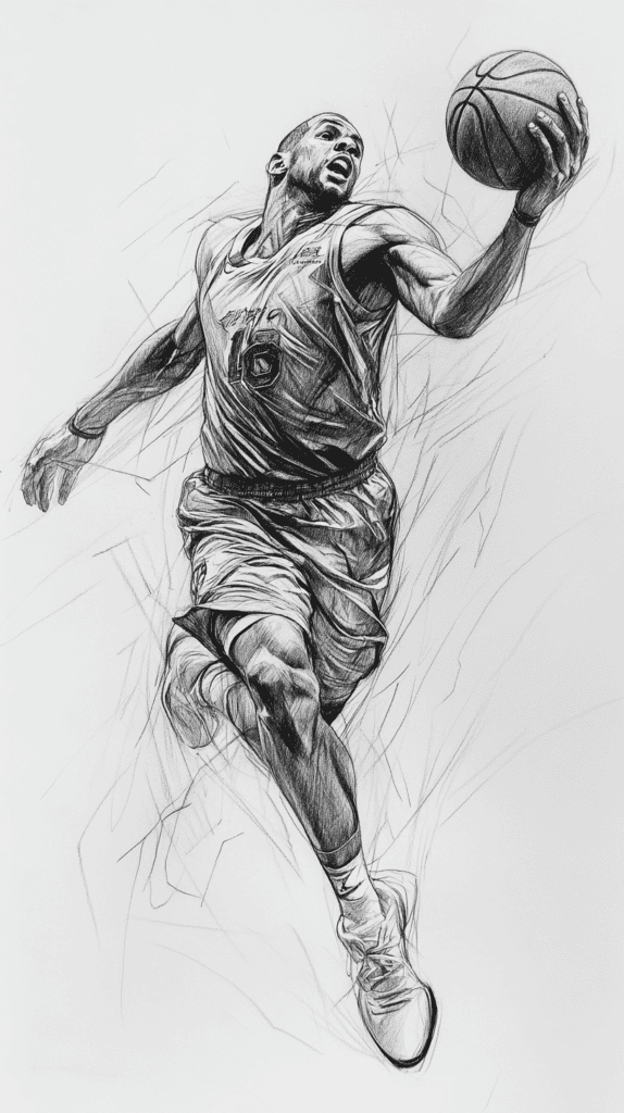 19 Creative Body Sketch Ideas Every Artist Should Try 29 Dynamic Sports Pose