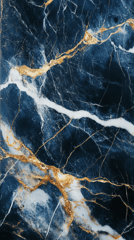 18 Dark Blue Wallpapers That Make Your Phone Stand Out 15 Elegant Blue Marble 2