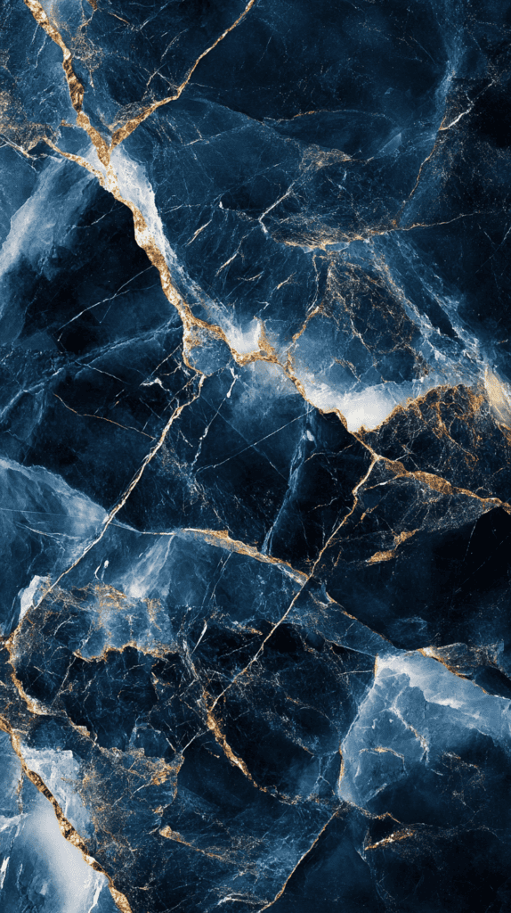 18 Dark Blue Wallpapers That Make Your Phone Stand Out 14 Elegant Blue Marble
