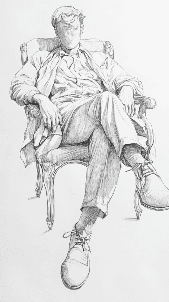 19 Creative Body Sketch Ideas Every Artist Should Try 32 Elegant Sitting Pose 2