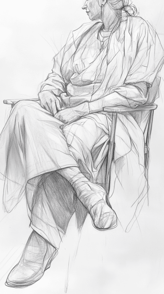 19 Creative Body Sketch Ideas Every Artist Should Try 31 Elegant Sitting Pose