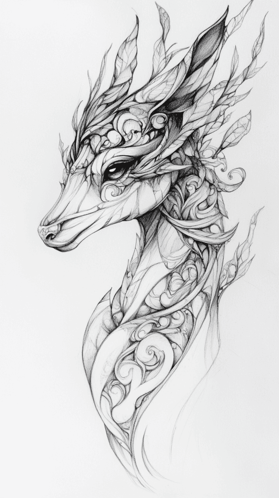 Unlocking the Artist Within: 21 Must-Try Doodle Drawing Ideas 9 Fantasy Creatures