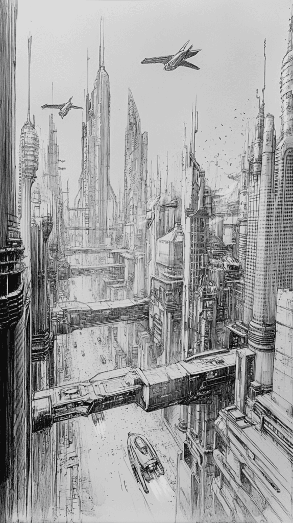 Futuristic Cityscapes 2