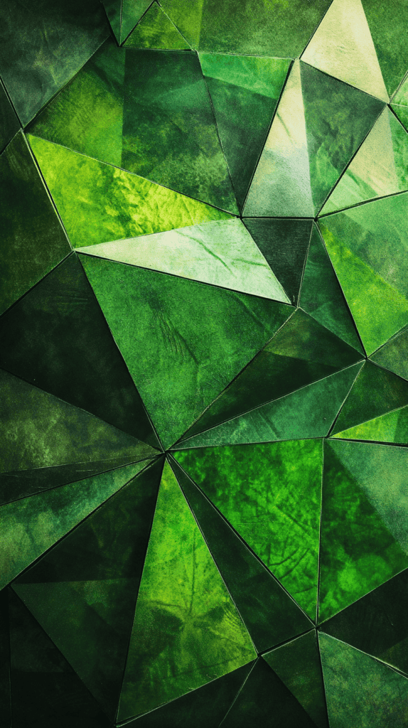 Geometric Green Delight 3