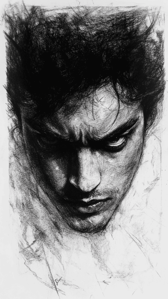 30 Grunge Drawing Ideas for Real Depth and Texture 19 Grunge Portraits 2