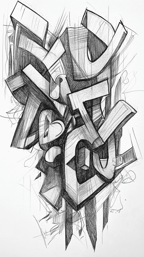 30 Grunge Drawing Ideas for Real Depth and Texture 9 Grunge Typography