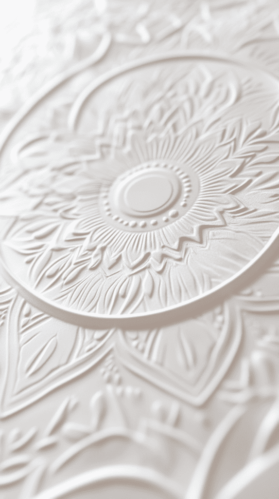 17 White Wallpaper Backgrounds Worth Putting on Your Phone 7 Intricate Mandala Design 1