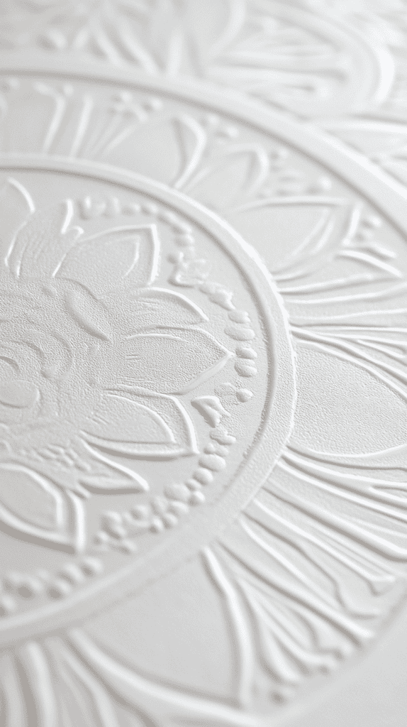 17 White Wallpaper Backgrounds Worth Putting on Your Phone 8 Intricate Mandala Design 2 1