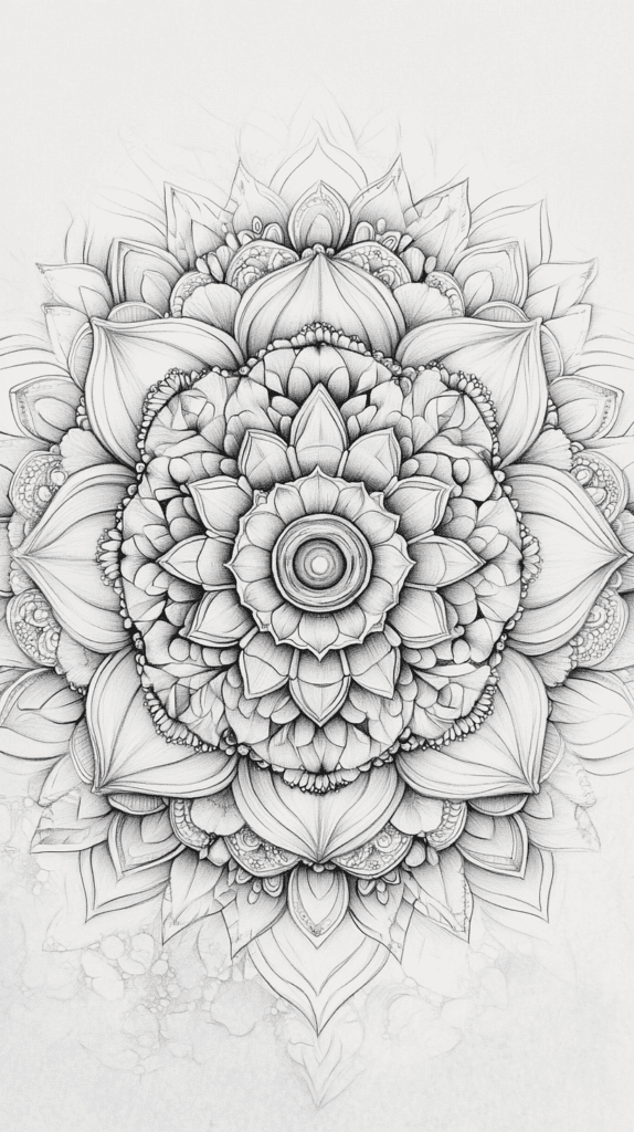 Unlocking the Artist Within: 21 Must-Try Doodle Drawing Ideas 4 Intricate Mandalas