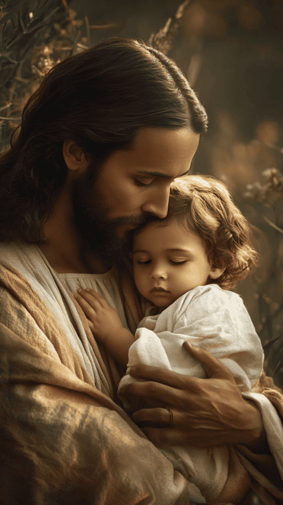 These 16 Jesus Wallpapers Will Bring Peace and Inspiration to Your Screen 19 Jesus Holding a Child