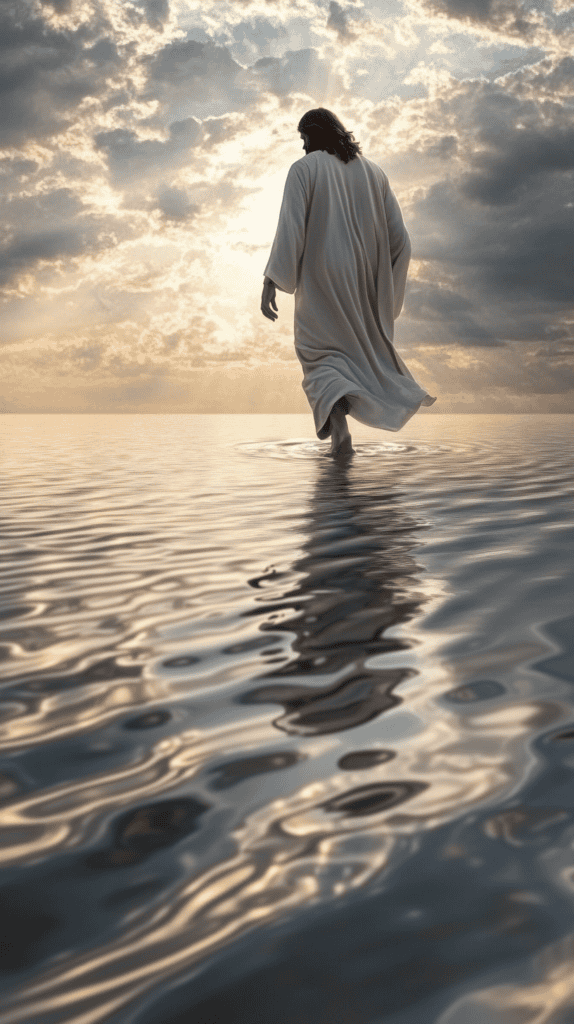 These 16 Jesus Wallpapers Will Bring Peace and Inspiration to Your Screen 9 Jesus Walking on Water