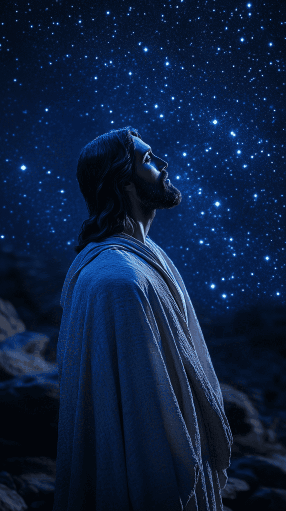 These 16 Jesus Wallpapers Will Bring Peace and Inspiration to Your Screen 16 Jesus in a Starry Night 3