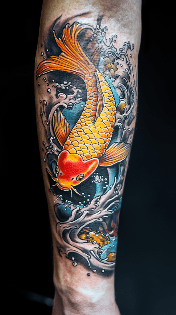 From Samurai to Dragons: 19 Stunning Japanese Tattoo Ideas for Men 5 Koi Fish