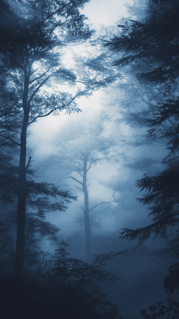 18 Dark Blue Wallpapers That Make Your Phone Stand Out 39 Mysterious Blue Fog 3