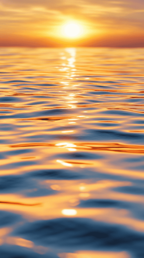 Oceanic Sunset Reflection 2