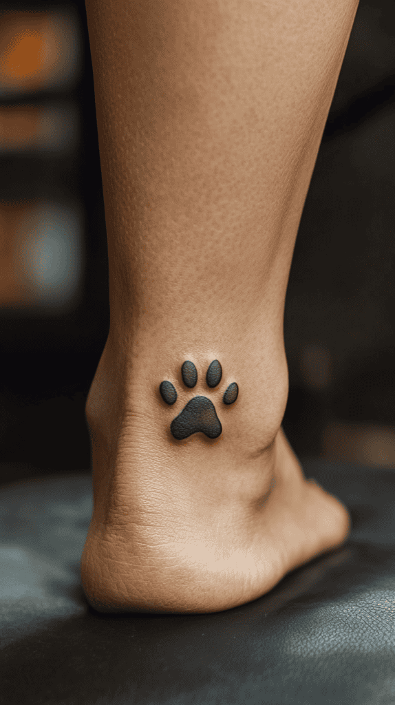 38 Creative Tattoo Ideas for Women 34 Paw Print