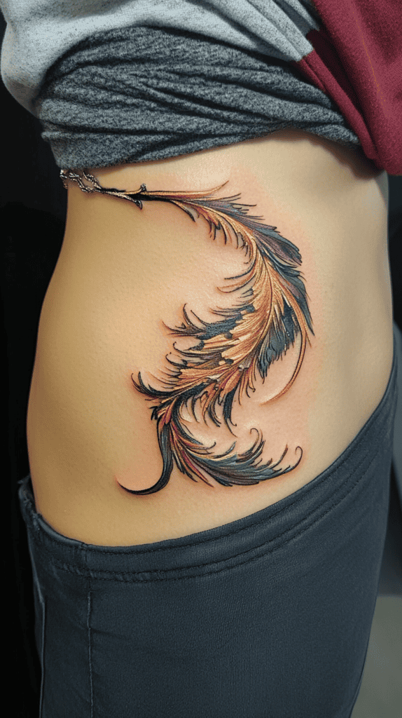 38 Creative Tattoo Ideas for Women 45 Phoenix Feather