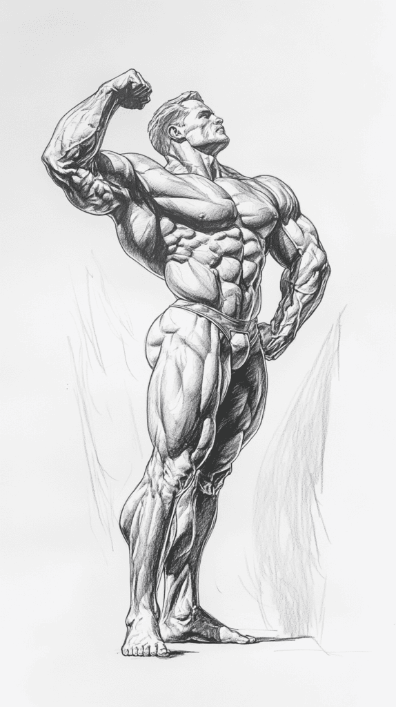 19 Creative Body Sketch Ideas Every Artist Should Try 35 Powerful Bodybuilder Stance