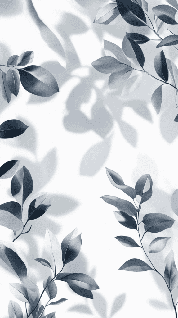 17 White Wallpaper Backgrounds Worth Putting on Your Phone 40 Serene Botanical Illustrations 2