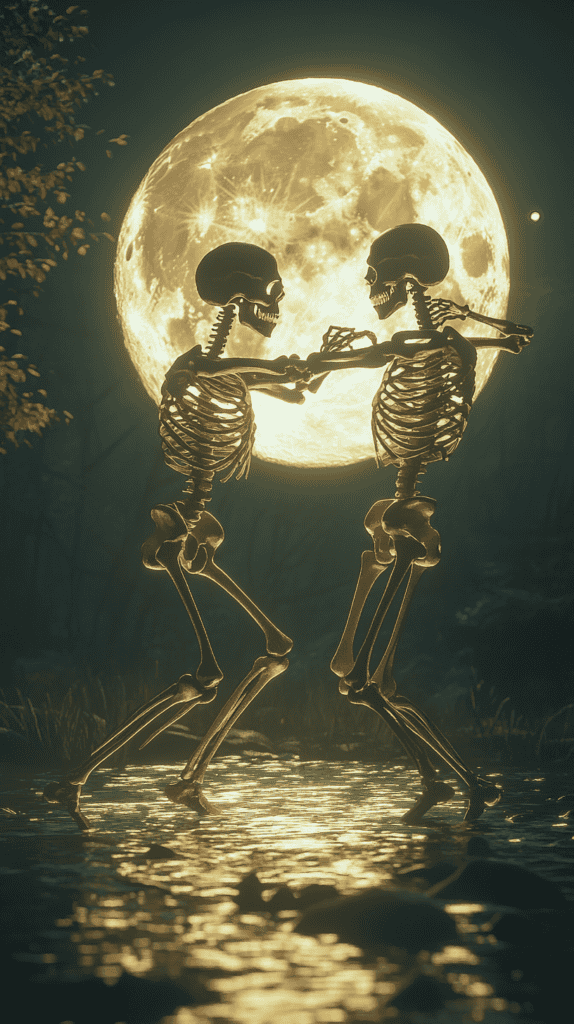 Skeletons Dancing in the Moonlight 2