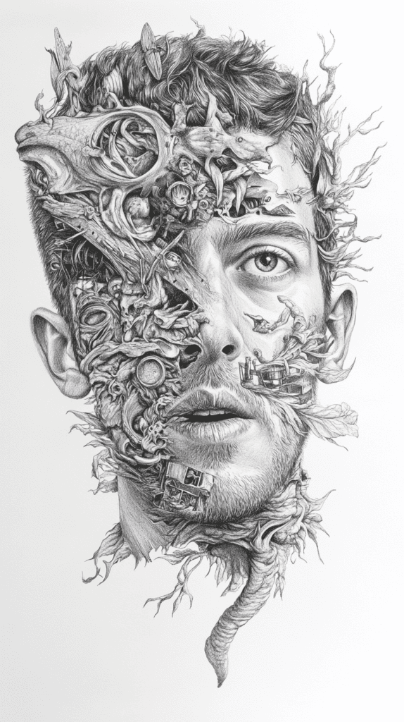 Bored with Your Sketchbook? 20 Drawing Ideas to Revive Your Creativity 44 Surreal Self Portraits 2
