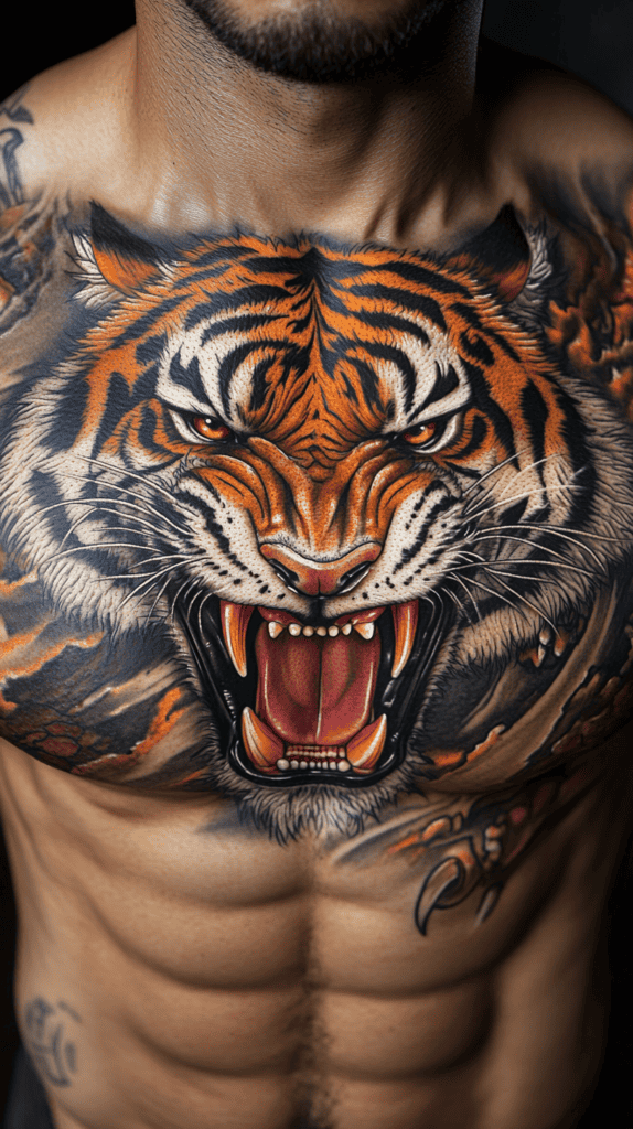 From Samurai to Dragons: 19 Stunning Japanese Tattoo Ideas for Men 19 Tiger