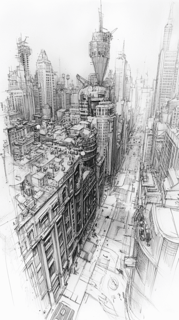 Unlocking the Artist Within: 21 Must-Try Doodle Drawing Ideas 18 Urban Sketches 3