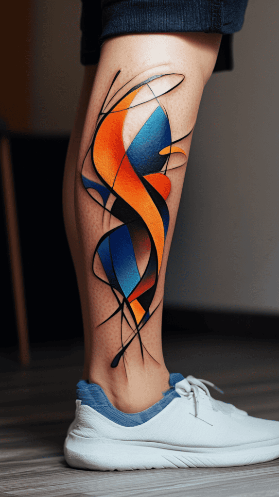 32 Gorgeous Female Leg Sleeve Tattoos 40 Abstract Artistic Expression