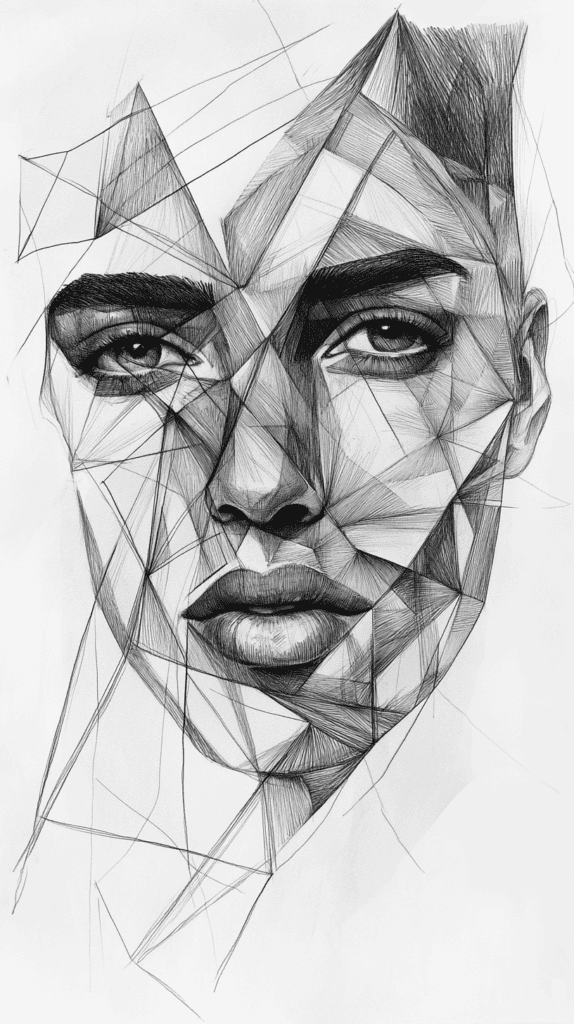 Abstract Geometric Portraits