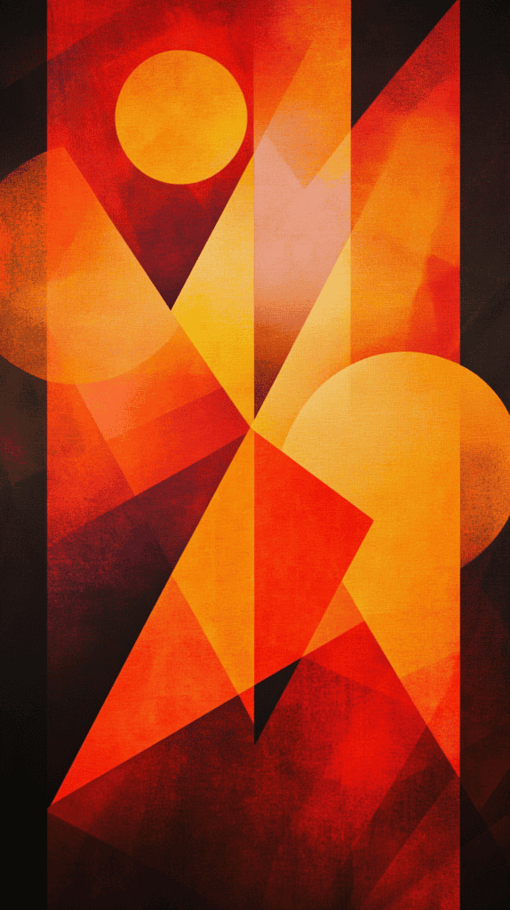 18 Orange Wallpapers to Refresh Your Phone's Look 12 Abstract Geometry Blast 2