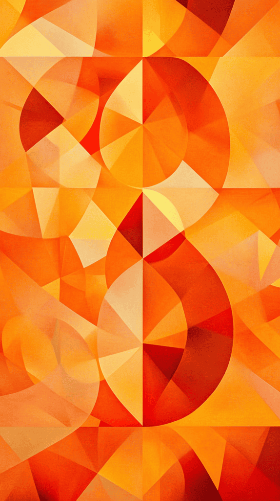 18 Orange Wallpapers to Refresh Your Phone's Look 13 Abstract Geometry Blast 3