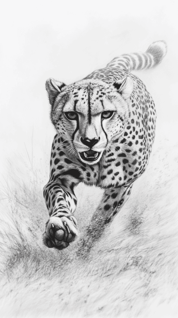 The 19 Animal Drawing Ideas Every Aspiring Artist Should Try 18 Agile Cheetah Sprint 2