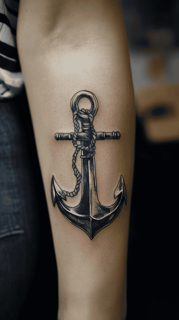 35 Forearm Tattoos for Women Worth Considering 37 Anchor of Hope 2
