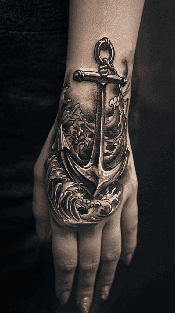Anchor with Waves 2